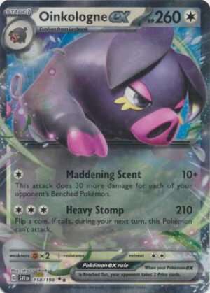 Scarlet & Violet (Base Set) 158/198 Oinkologne ex (Half Art)