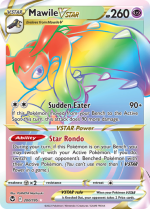SWSH Silver Tempest 200/195 Mawile VSTAR (Rainbow Rare)