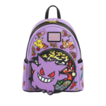 Pokemon: Embroidered Gengar Mini Backpack