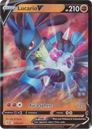Fusion Strike 146/264 Lucario V (Half Art)