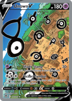 SWSH Silver Tempest 177/195 Unown V (Alternative Art, Full Art)
