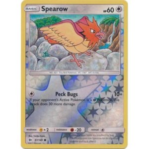 Sun and Moon (Base Set) 97/149 Spearow (Reverse Holo)