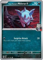 SV Destined Rivals 114/182 Team Rocket's Nidoran ♀