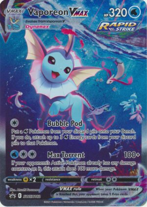Sword & Shield Promo SWSH182 Vaporeon VMAX (Alternative Art, Full Art)