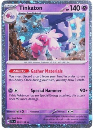 SV Paldea Evolved 105/193 Tinkaton (Cosmo Holo)