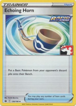 Chilling Reign 136/198 Echoing Horn (Prize Pack League Promo Non-Holo)