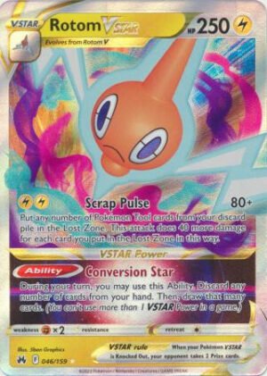Crown Zenith 046/159 Rotom V STAR (Full Art)