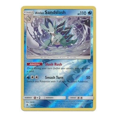 SM Guardians Rising 20/145 Alolan Sandslash (Reverse Holo)