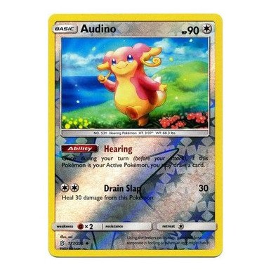 SM Unified Minds 177/236 Audino (Reverse Holo)
