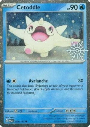 SV Paldea Evolved 053/193 Cetoddle (Cosmo Holo w/ Snowflake Stamp)