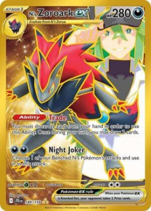 SV Journey Together 189/159 N's Zoroark ex (Secret Rare)