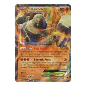XY Fates Collide 43/124 Regirock EX (Half Art)