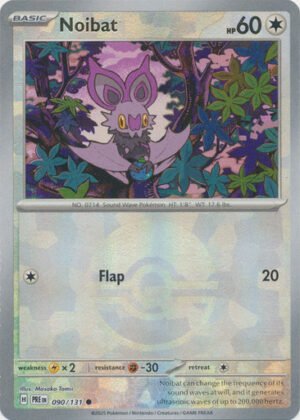 SV Prismatic Evolutions 090/131 Noibat (POKE BALL Pattern Holo)
