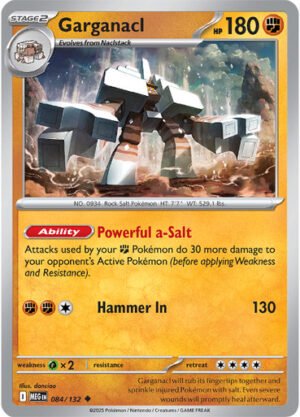 Mega Evolution 084/132 Garganacl