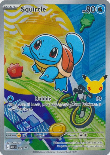 Mega Evolution Promo MEP039 Squirtle (Illustration Rare)