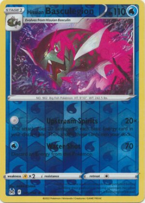 SWSH Lost Origin 045/196 Hisuian Basculegion (Reverse Holo)