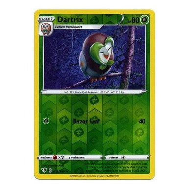 Darkness Ablaze 012/189 Dartrix (Reverse Holo)