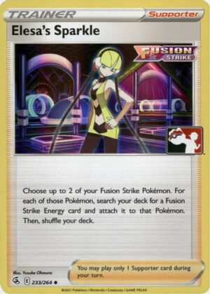 Fusion Strike 233/264 Elesa's Sparkle (Prize Pack League Promo Holo)