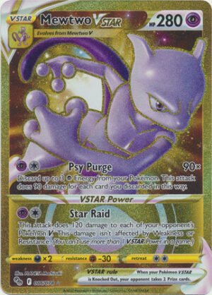 Pokemon GO 086/078 Mewtwo VSTAR (Secret Rare)