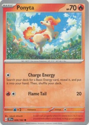 SV Temporal Forces 026/162 Ponyta