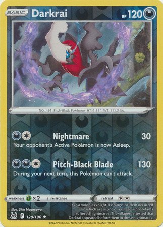 SWSH Lost Origin 120/196 Darkrai (Reverse Holo)