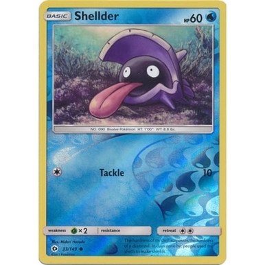 Sun and Moon (Base Set) 33/149 Shellder (Reverse Holo)