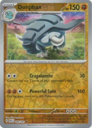 SV Paldean Fates 049/091 Donphan (Reverse Holo)