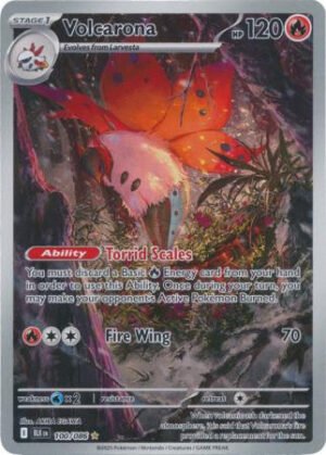 SV Black Bolt 100/086 Volcarona (Illustration Rare)
