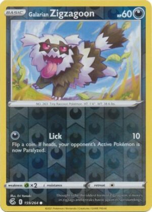 Fusion Strike 159/264 Galarian Zigzagoon (Reverse Holo)
