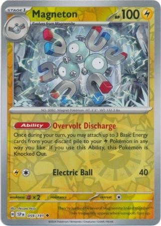 SV Surging Sparks 059/191 Magneton (Reverse Holo)
