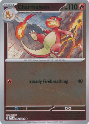ME Phantasmal Flames 012/094 Charmeleon (Reverse Holo)