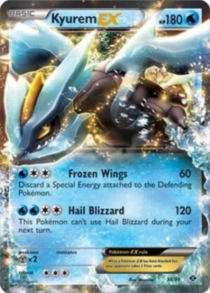 Next Destinies 38/99 Kyurem EX (Half Art)