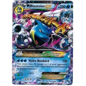 XY Base Set 30/146 M Blastoise EX (Half Art Mega Sheen Holo)