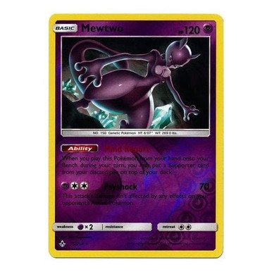 SM Unbroken Bonds 075/214 Mewtwo (Reverse Holo)