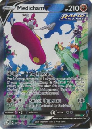 Evolving Skies 186/203 Medicham V (Alternative Art, Full Art)