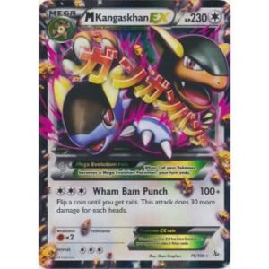 XY Flashfire 79/106 M Kangaskhan EX (Half Art Mega)