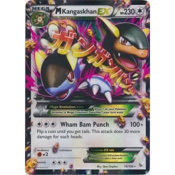 XY Flashfire 79/106 M Kangaskhan EX (Half Art Mega)