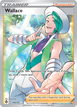 SWSH Silver Tempest 194/195 Wallace (Full Art)