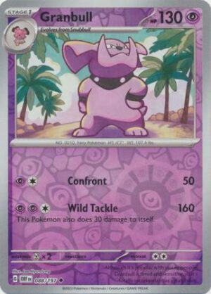 SV Obsidian Flames 088/197 Granbull (Reverse Holo)