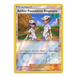 SM Lost Thunder 168/214 Aether Foundation Employee (Reverse Holo)