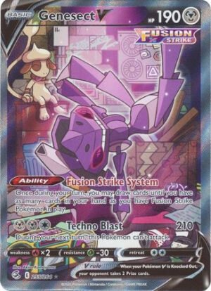 Fusion Strike 255/264 Genesect V Alternative Art, Full Art)