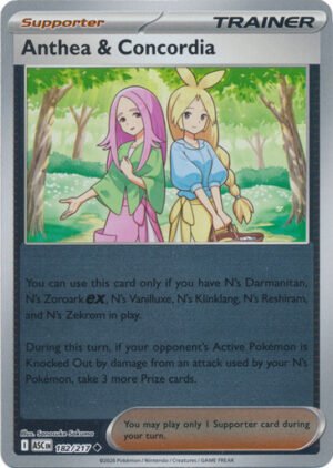 ME Ascended Heroes 182/217 Anthea & Concordia (Reverse Holo)