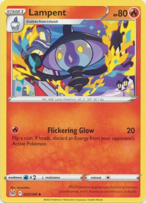 SWSH Lost Origin 025/196 Lampent