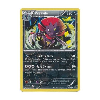 Next Destinies 70/99 Weavile (Reverse Holo)