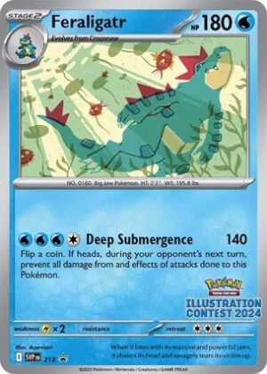 Scarlet & Violet Promo SVP213 Feraligatr