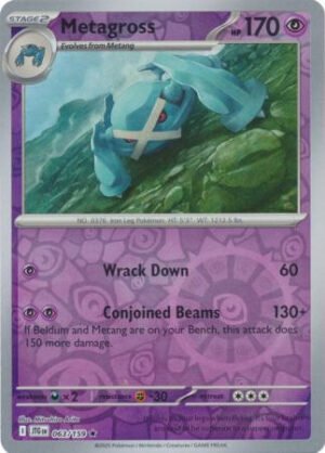 SV Journey Together 063/159 Metagross (Reverse Holo)