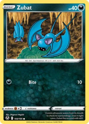 SWSH Silver Tempest 103/195 Zubat