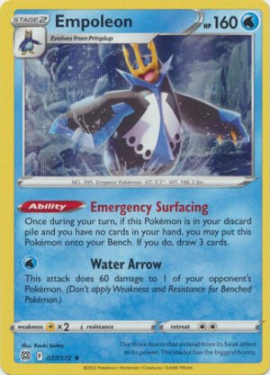 Brilliant Stars 037/172 Empoleon (Holo)