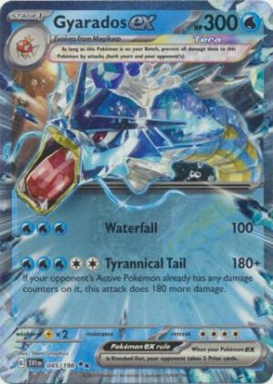Scarlet & Violet (Base Set) 045/198 Gyarados ex (Half Art)