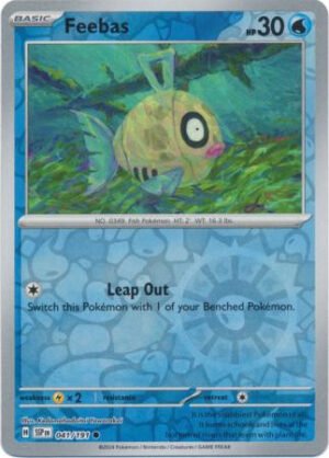 SV Surging Sparks 041/191 Feebas (Reverse Holo)